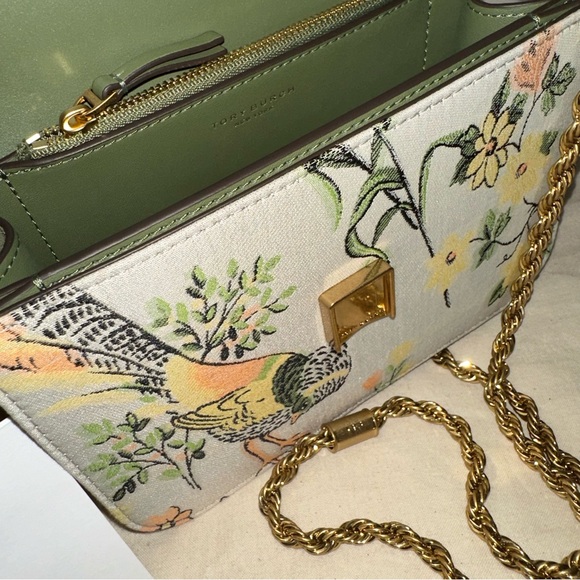 NWT Tory Burch Eleanor Small Bag Winter Sage - Picture 7 of 9